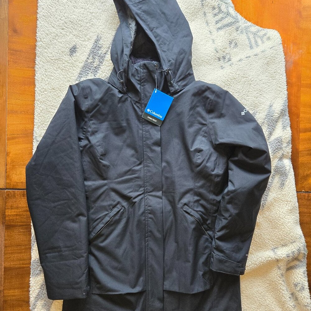Women's Black Columbia 3 in 1 Parka - Medium